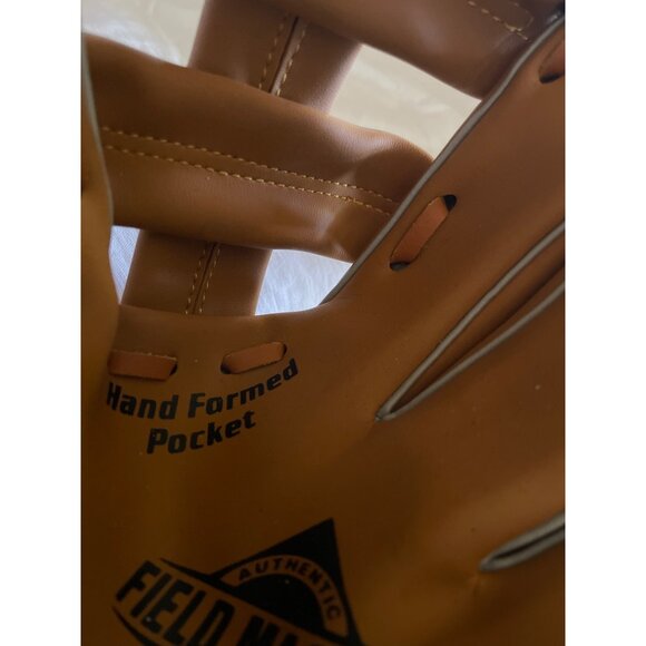 Franklin Field Master Baseball Glove 11.5" Leather Laced Brown Child's - Picture 9 of 10